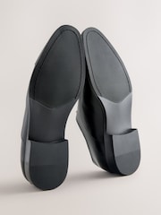 أسود - حذاء جلد أكسفورد محدد عند الأصابع - Image 6 of 6