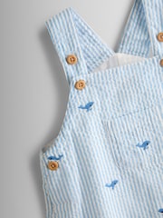 JoJo Maman Bébé Stripe Dungaree & Body Set - Image 9 de 9