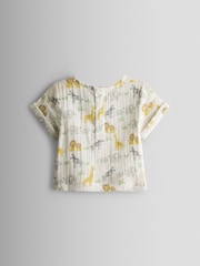 JoJo Maman Bébé Cheesecloth Top & Short Set - Bild 4 von 8