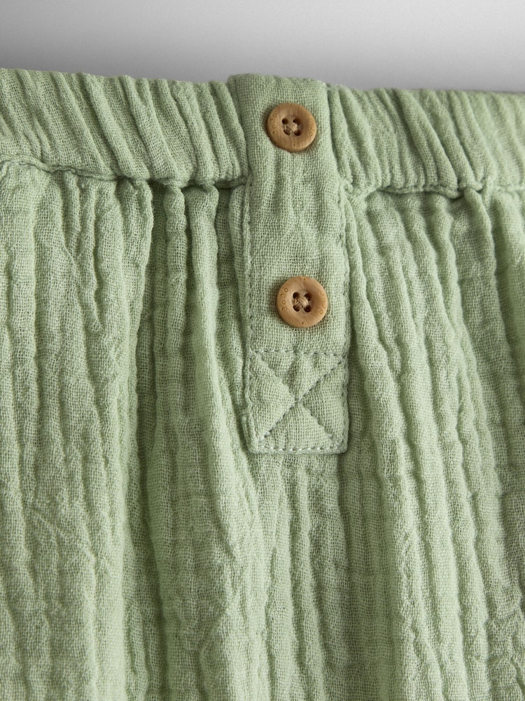 JoJo Maman Bébé Cheesecloth Top & Short Set - Bild 8 von 8