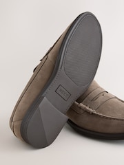 Mink Brown Penny Loafers - Image 3 of 5