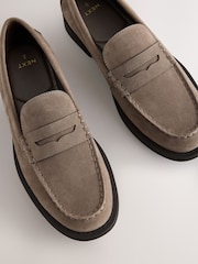 Mink Brown Penny Loafers - Image 5 of 5