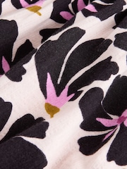 Monochrome Floral Jersey Dress (6mths-7yrs) - Image 6 of 7