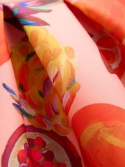 Orange Fruit Scuba Occasion Dress (3mths-7yrs) - Image 8 of 8