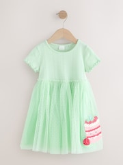Blue/Green Cake Tutu Skirt Dress (3mths-7yrs) - Image 1 of 4