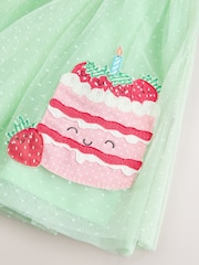 Blue/Green Cake - Туту юбка көйнөгү (3айдан7жылга чейин) - 7ичинен 6 сүрөт