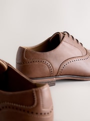 Braun - Oxford-Schuhe mit Zehenkappe - Bild 6 von 6
