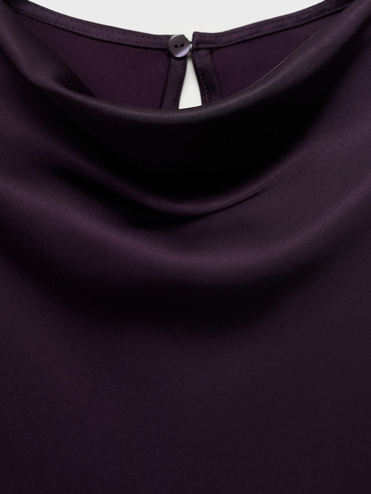 Mango Purple Mart Blouse - Image 6 of 6