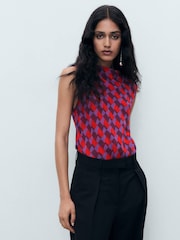 Mango Purple Martina Blouse - Image 3 of 6