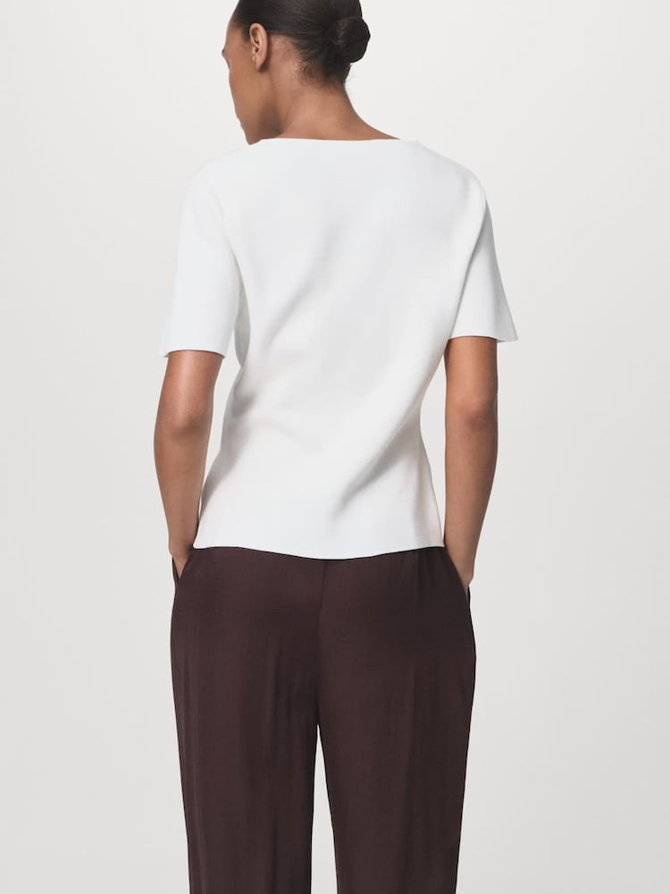 Mango White Dali Cardigan - Image 3 of 3