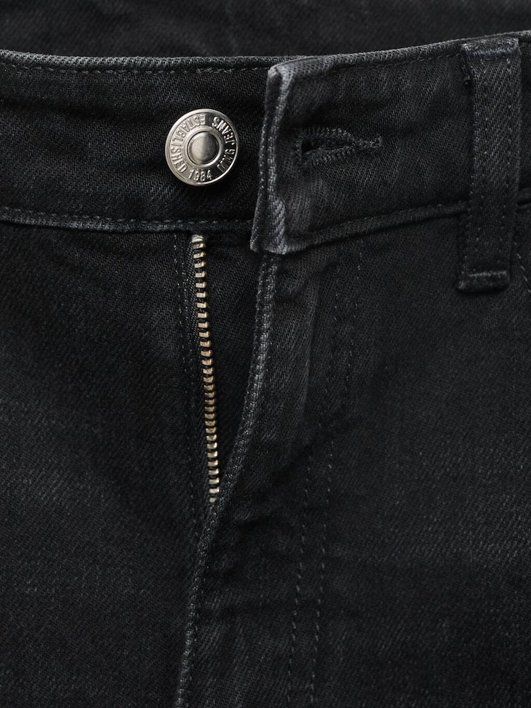 Mango Black Newmom Comfort High-Rise Jeans - Image 6 of 6 Mango Black Newmom Comfort High-Rise Jeans - Image 6 of 6