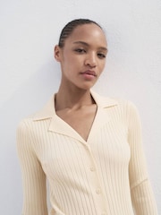 Mango White Latte Cardigan - Image 4 of 7