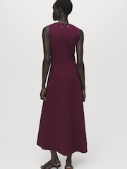 Mango Purple Letizia Dress - Image 4 of 6