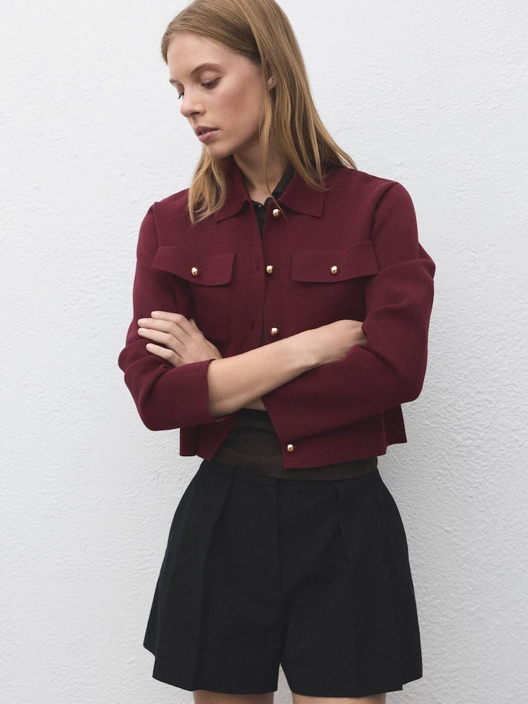 Mango Red Salmon Jacket - Image 2 of 6