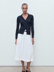 Mango Blue Latte Cardigan - Image 1 of 7