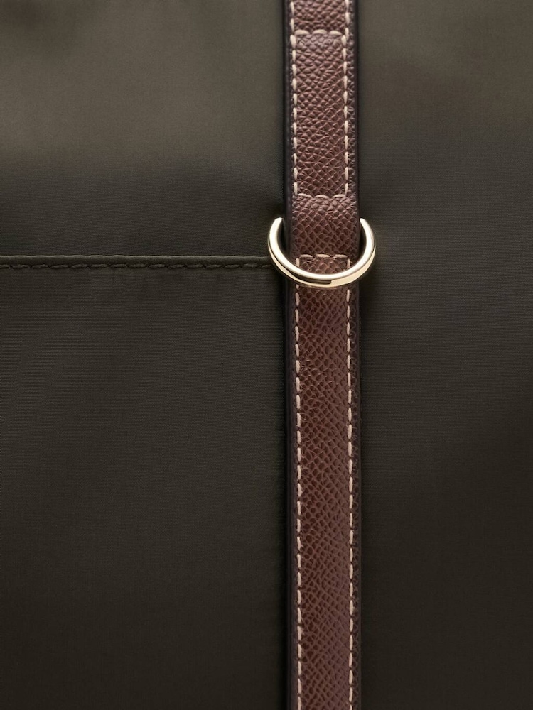 Mango Brown Shopper Bag With Double Handle - Image 3 of 3