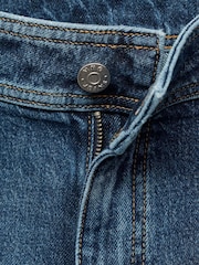 Mango Light blue Catherin Culotte High-Rise Jeans - Image 7 of 7