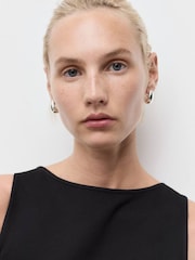 Mango Black Belty Jumpsuit - Image 4 of 6