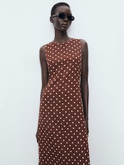 Mango Brown Dress - Image 3 of 6