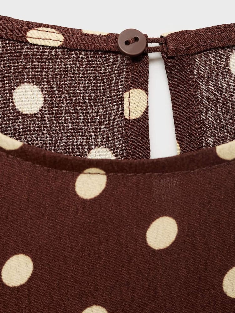 Mango Brown Dress - Image 6 of 6 Mango Brown Dress - Image 6 of 6