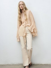 Mango White Amelia Jeans - Image 1 of 5