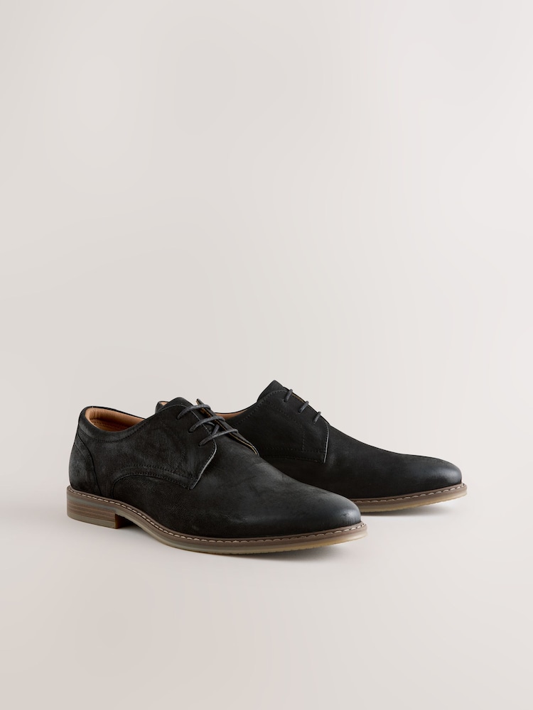 Black Derby Shoes - Image 1 of 5