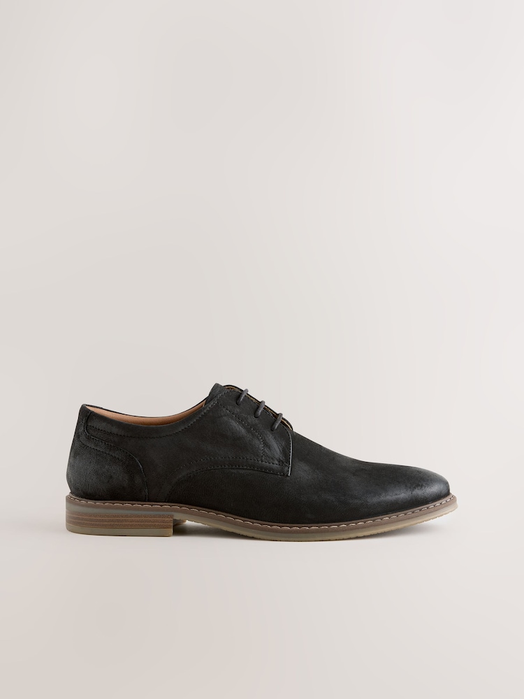 Black Derby Shoes - Image 2 of 5