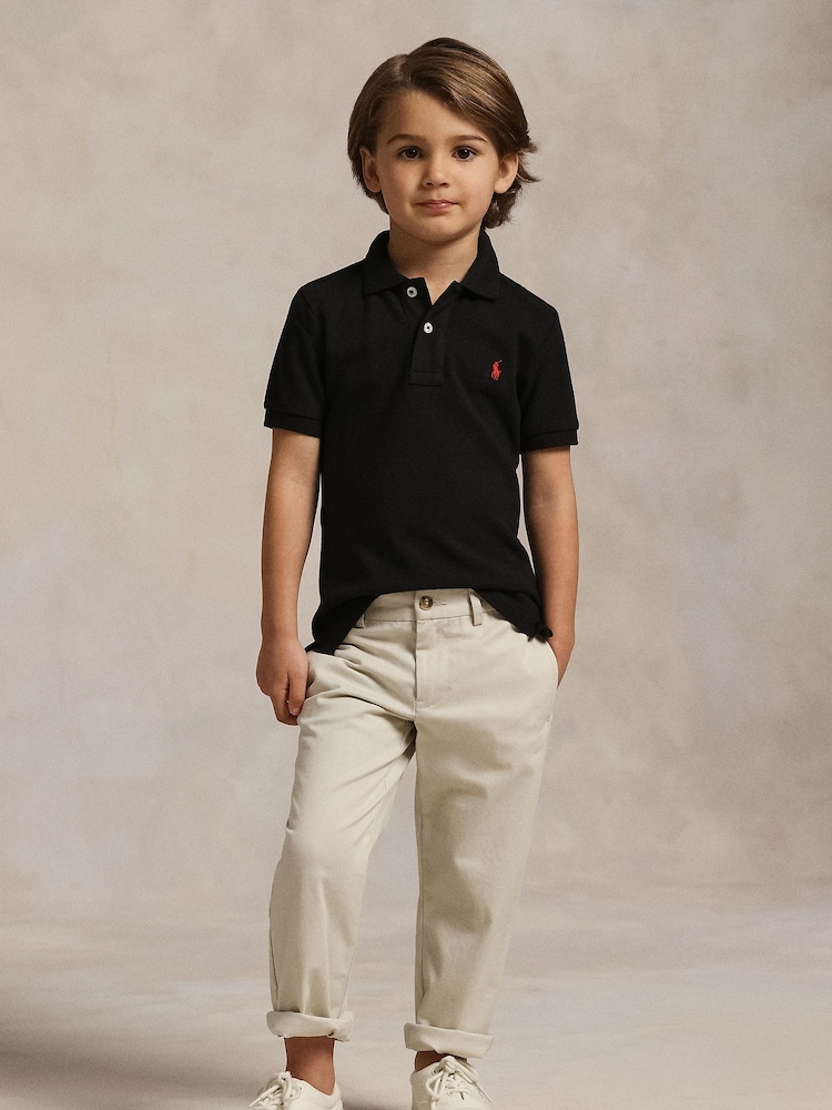 Polo Ralph Lauren Black Polo Shirt - Image 2 of 5