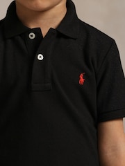 Polo Ralph Lauren Black Polo Shirt - Image 3 of 5