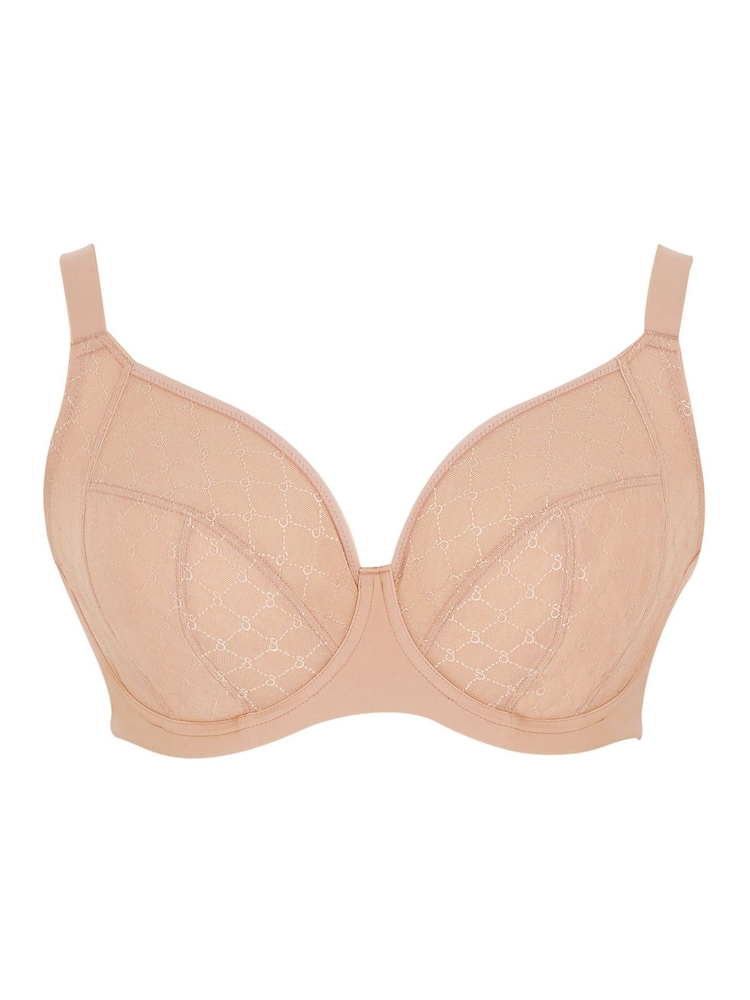 Sculptresse Natural Muse Stretch Lace Plunge Wired Bra - Image 7 of 7