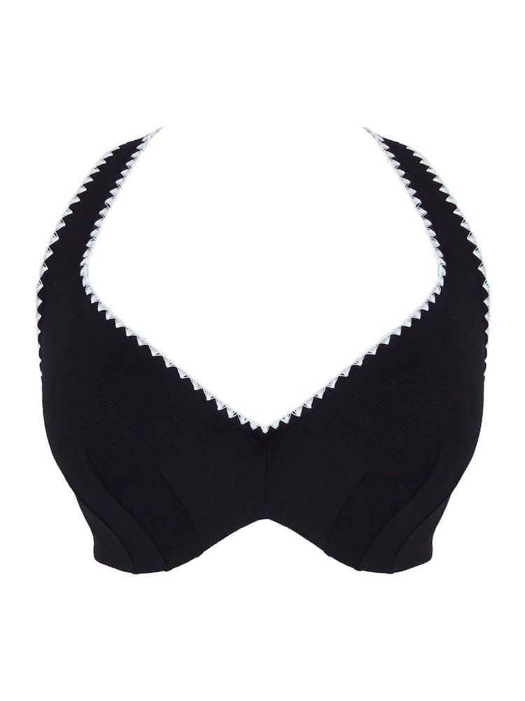 Panache Black Jennifer Plunge Bikini Top - Image 6 of 6