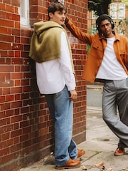 Base London Tan Brown Wallabe Shoes - Image 3 of 6