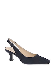 Gabor Blue Lindy Atlantic Suede Open Courts - Image 2 of 5