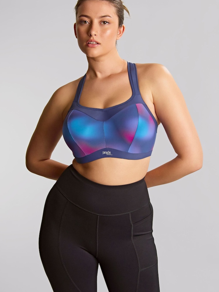 Panache Blue Wired Sports Bra - Image 1 of 4