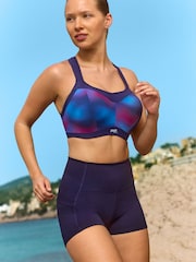 Panache Blue Wired Sports Bra - Image 2 of 4