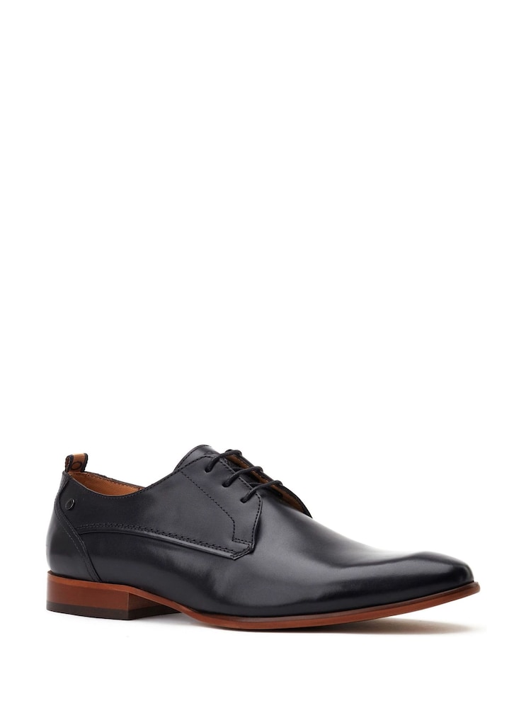 Base London Black Gambino Excel Derby Shoe - Image 2 of 5