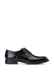 Base London Black Franklin Toe Cap Oxford Shoe - Image 1 of 3