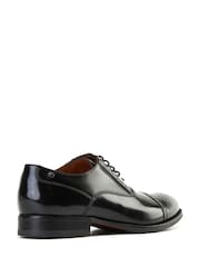 Base London Black Franklin Toe Cap Oxford Shoe - Image 2 of 3