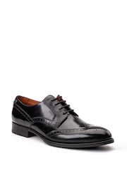 Base London Black Bell Brogue Shoe - Image 2 of 4