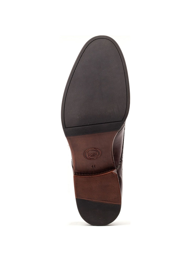 Base London Burnt Brown Bell Brogue Shoe - Image 4 of 4 Base London Burnt Brown Bell Brogue Shoe - Image 4 of 4