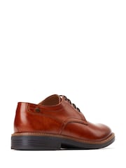Burnt Tan Brown - Base London Durham Lace Shoe - Imaginea 3 din 8