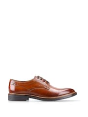 Burnt Tan Brown - Base London Durham Lace Shoe - Imaginea 7 din 8