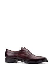 Base London Bordo Red Lapel Toe Cap Shoe - Image 1 of 3