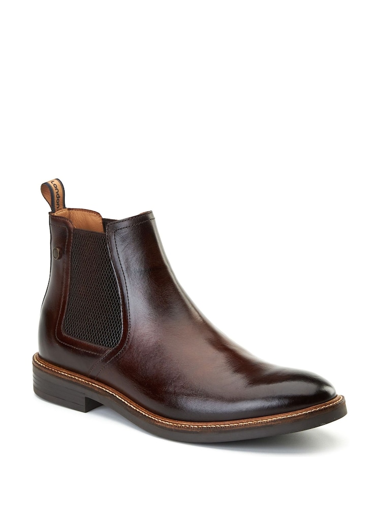 Base London Burnt Brown Sussex Chelsea Boot - Image 1 of 4