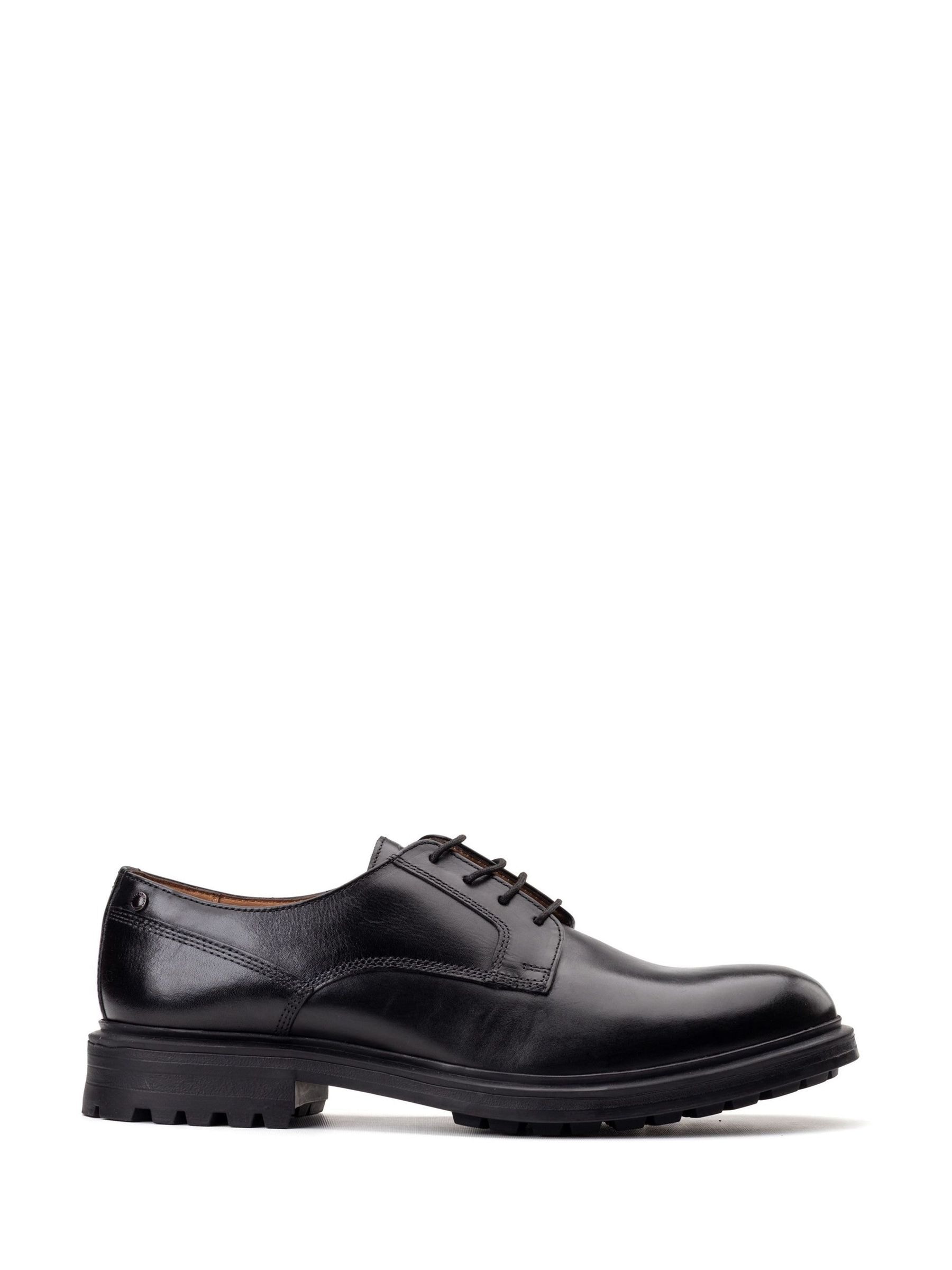 Base London Men's Black Locke Lace Up Shoe