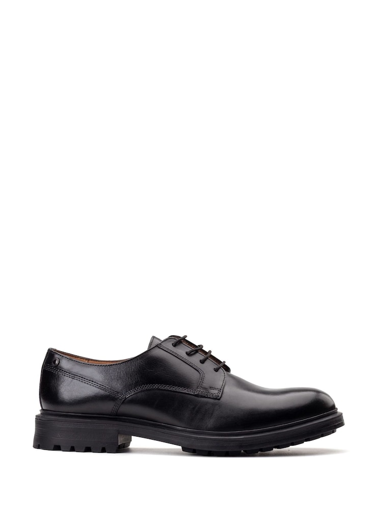 Base London Black Locke Lace Up Shoe - Image 1 of 4 Base London Black Locke Lace Up Shoe - Image 1 of 4