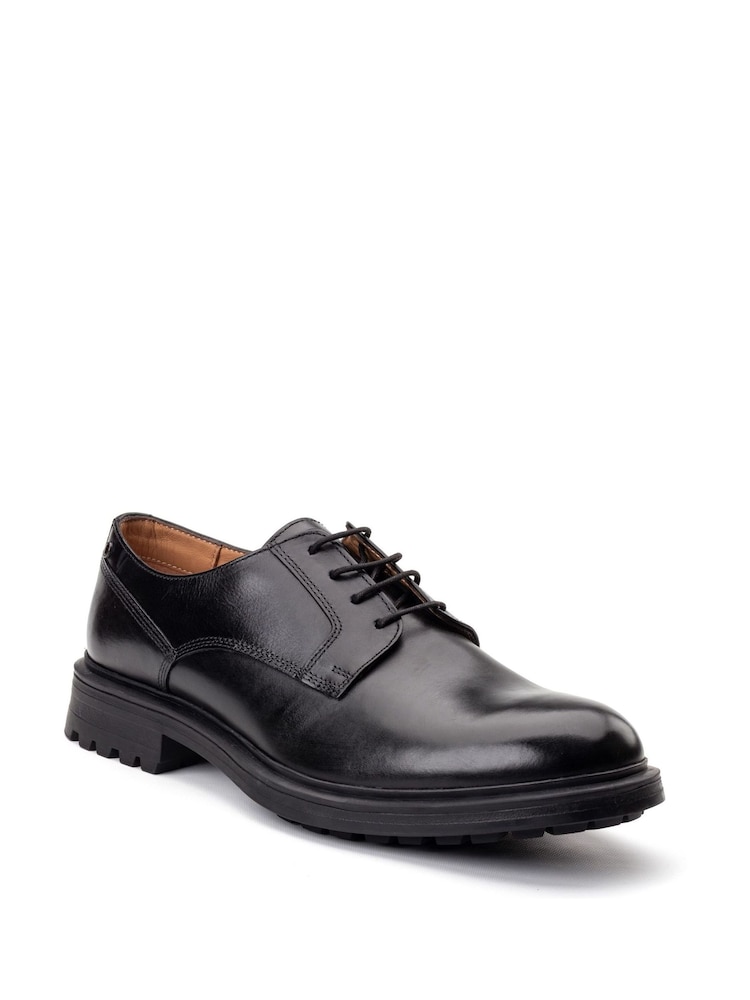 Base London Black Locke Lace Up Shoe - Image 2 of 4 Base London Black Locke Lace Up Shoe - Image 2 of 4