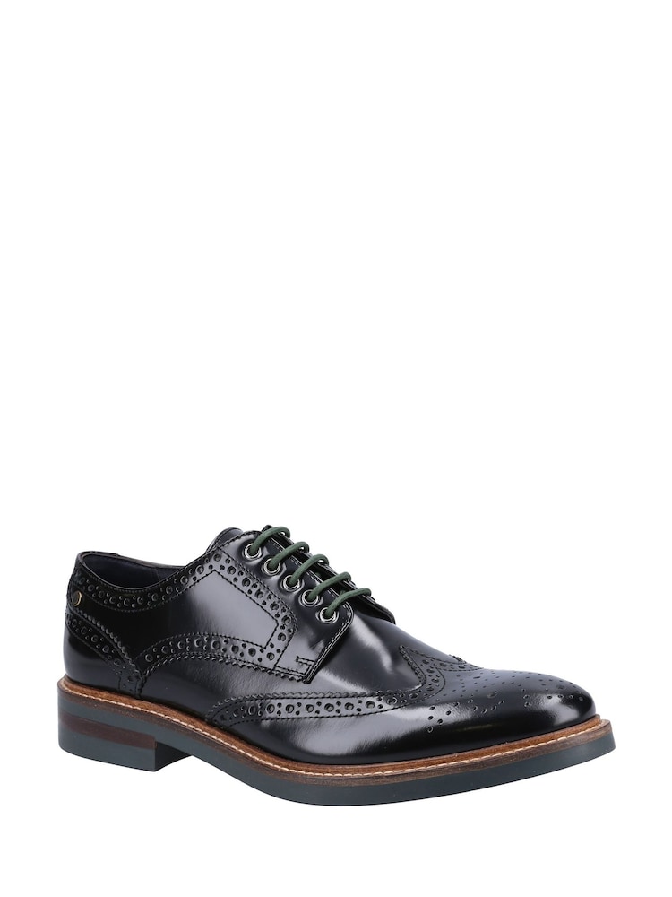 Base London Black Woburn Excel Brogue - Image 2 of 4