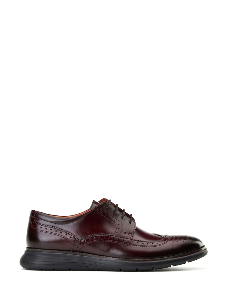 Base London Bordo Red Flight 25 Brogue Shoe - Image 1 of 3