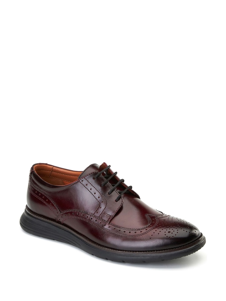 Base London Bordo Red Flight 25 Brogue Shoe - Image 2 of 3 Base London Bordo Red Flight 25 Brogue Shoe - Image 2 of 3